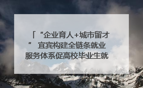 “企业育人+城市留才” 宜宾构建全链条就业服务体系促高校毕业生就业｜您牵挂的四川