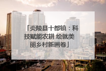 炎陵县十都镇：科技赋能农耕 绘就美丽乡村新画卷