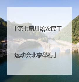 第七届川籍农民工运动会北京举行