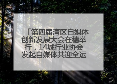 第四届湾区自媒体创新发展大会在穗举行，14城行业协会发起自媒体共迎全运会协同计划