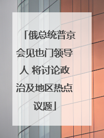 俄总统普京会见也门领导人 将讨论政治及地区热点议题