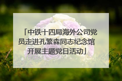 中铁十四局海外公司党员走进孔繁森同志纪念馆开展主题党日活动
