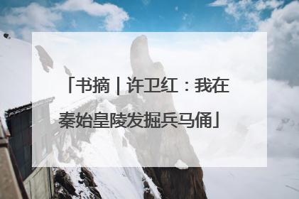 书摘｜许卫红：我在秦始皇陵发掘兵马俑