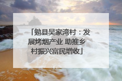 勉县吴家湾村：发展烤烟产业 助推乡村振兴富民增收