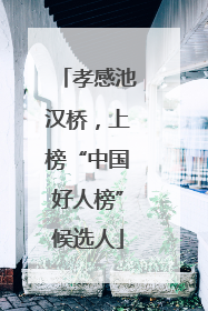 孝感池汉桥，上榜“中国好人榜”候选人