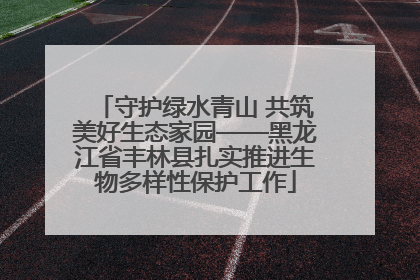 守护绿水青山 共筑美好生态家园——黑龙江省丰林县扎实推进生物多样性保护工作