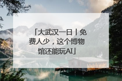 大武汉一日丨免费人少，这个博物馆还能玩AI