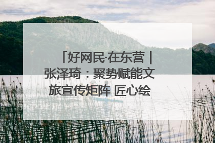 好网民·在东营｜张泽琦：聚势赋能文旅宣传矩阵 匠心绘就东营诗与远方