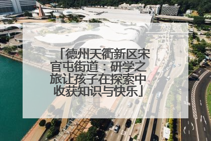 德州天衢新区宋官屯街道：研学之旅让孩子在探索中收获知识与快乐