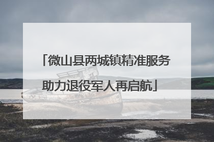 微山县两城镇精准服务助力退役军人再启航