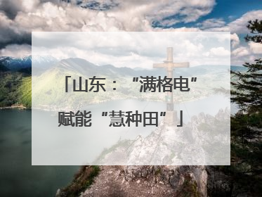 山东：“满格电”赋能“慧种田”