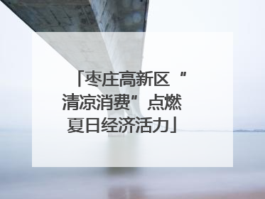 枣庄高新区“清凉消费”点燃夏日经济活力