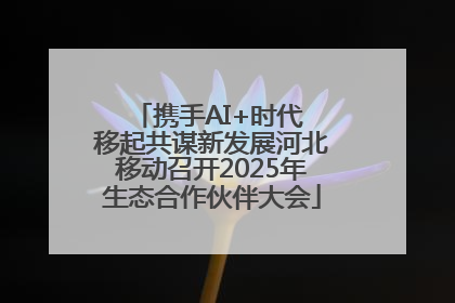 携手AI+时代 移起共谋新发展河北移动召开2025年生态合作伙伴大会