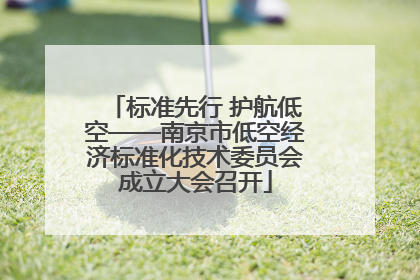 标准先行 护航低空——南京市低空经济标准化技术委员会成立大会召开