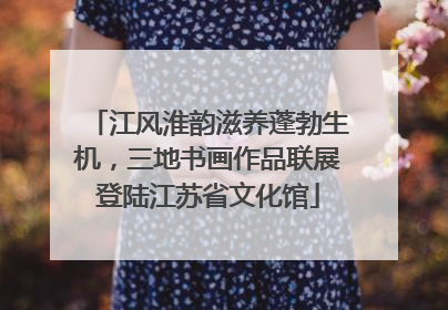 江风淮韵滋养蓬勃生机，三地书画作品联展登陆江苏省文化馆