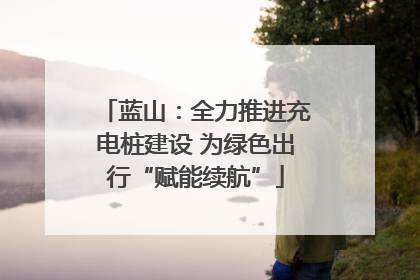 蓝山：全力推进充电桩建设 为绿色出行“赋能续航”