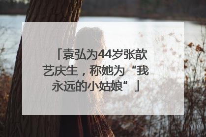 袁弘为44岁张歆艺庆生，称她为“我永远的小姑娘”