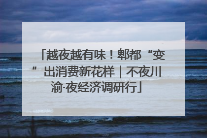 越夜越有味！郫都“变”出消费新花样｜不夜川渝·夜经济调研行