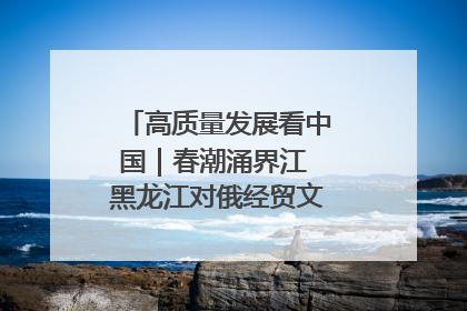高质量发展看中国｜春潮涌界江 黑龙江对俄经贸文旅交流绿意盎然